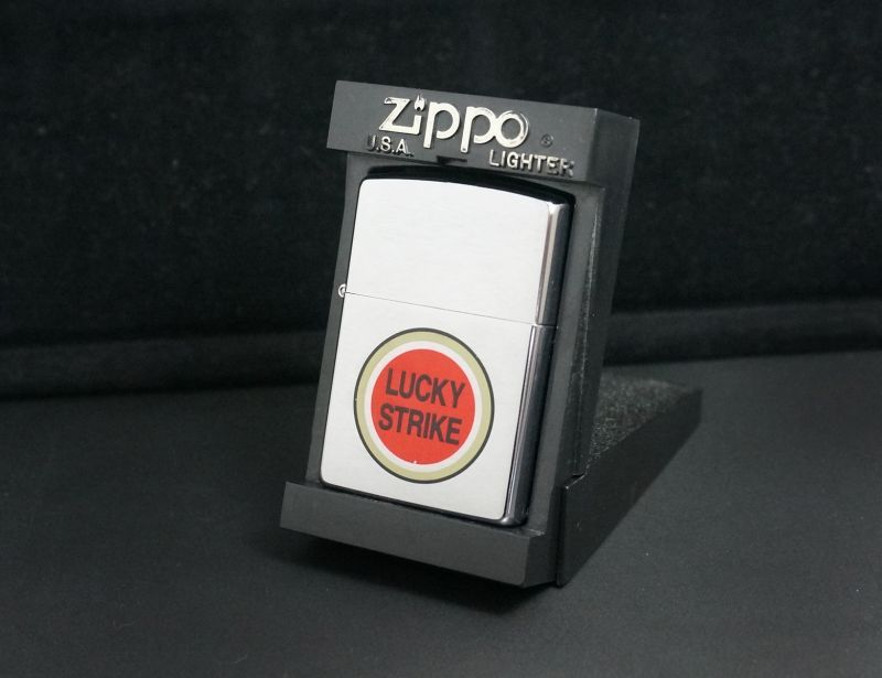 未使用】96年製 LUCKY STRIKE 真鍮ブラスZippo パッケージ+