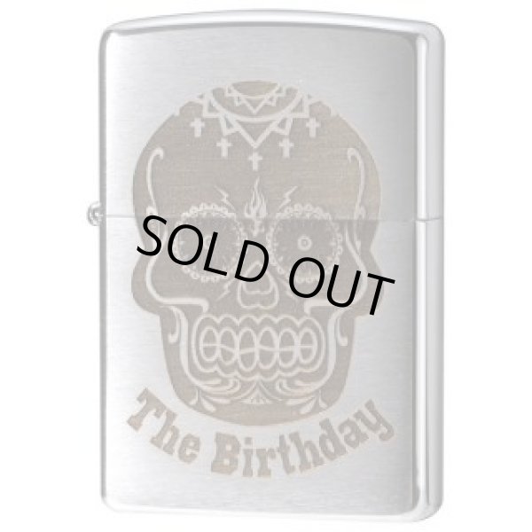 画像1: Zippo The Birthday スカルロゴ クローム シリアルナンバー入り(期間限定生産品)