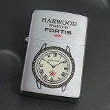 画像: zippo HARWOOD OPERATED BY FORTIS 1991年製造