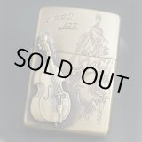 画像: zippo JAZZ ウッドベース 1996年製造