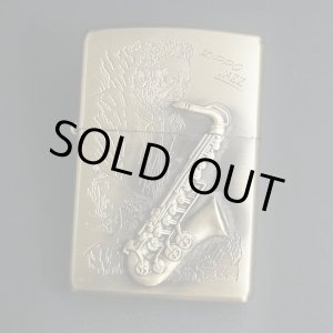 画像: zippo JAZZ サックス 2005年製造