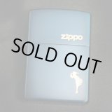 画像: zippo WINDY イオンブルー 金入れ 2002年製造