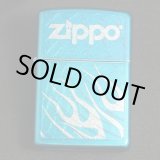 画像: zippo ブルー ZIPPOロゴ 2012年製造