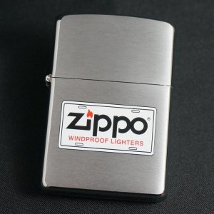 画像: zippo プレート柄プリント #200