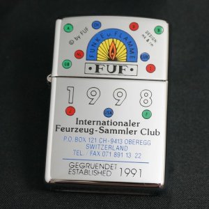 画像: zippo FUNKE u FLAMME（FUF) 1997年製造