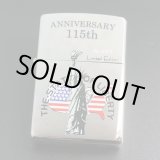 画像: zippo ANNIVERSARY 115th 自由の女神　2000年製造