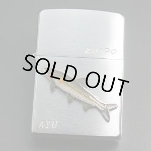 画像: zippo 魚シリーズ 本七宝焼 鮎 2003年製造