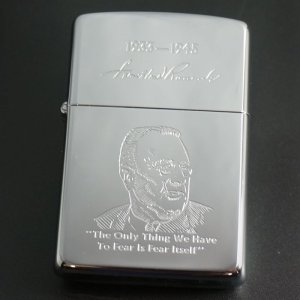 画像: zippo アメリカ32代大統領フランクリン・ルーズベルト 1989年製造