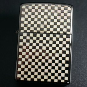 画像: zippo シェルチェッカー 両面デザイン 100個限定 BK