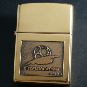 画像: zippo FIFA WORLD CUP FRANCE98 #254B メタル貼り 1998年製造