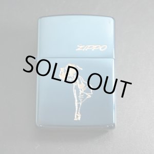 画像: zippo WINDY ブルーチタン 1996年製造