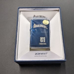 画像: 2000年マリナーズ・イチロー・イオンブルー限定zippo