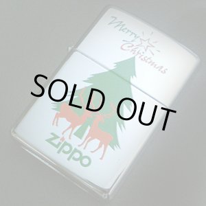 画像: zippo X'mas #250 プリント トナカイ 2000年製造