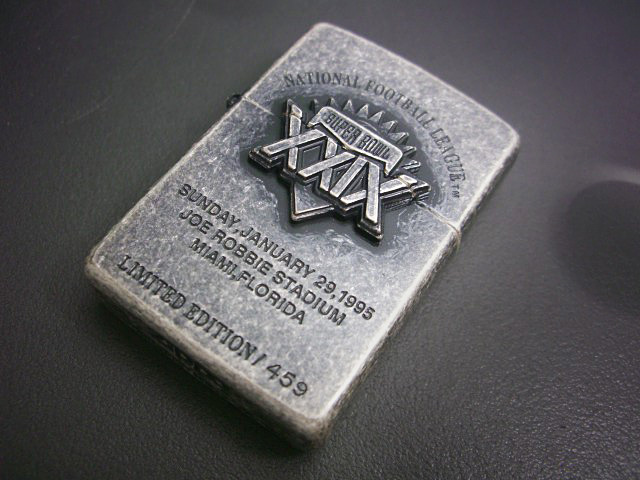 ZIPPO NFL 95 SUPER BOWL XXIX/スーパーボール 500個限定 未使用 www