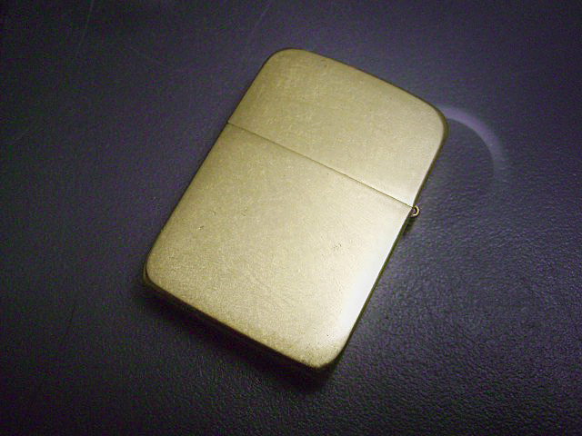 画像: zippo 葵ノ紋 純金箔　2002年製造