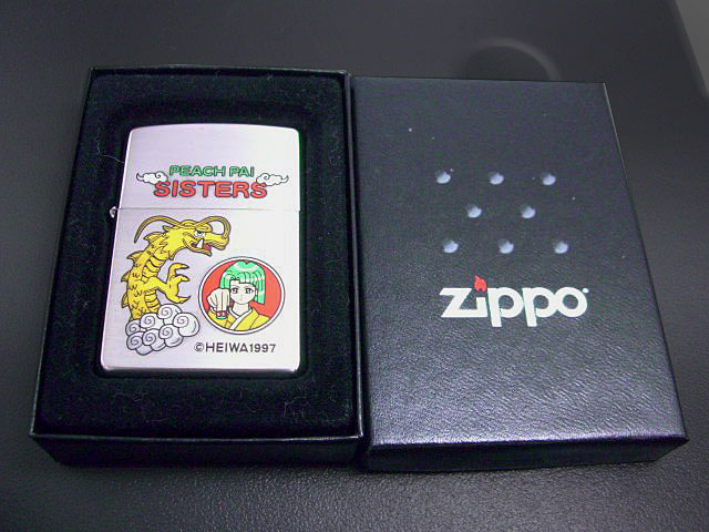 画像: zippo HEIWA CR PEACH PAI SISTERS B 1998年製造