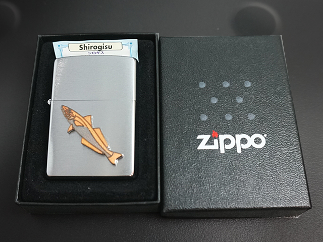 画像: zippo 魚シリーズ 本七宝焼 シロギス 