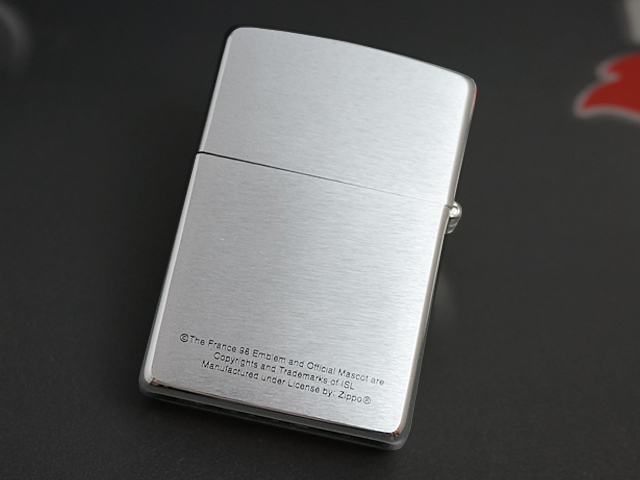 画像: zippo  WORLD CUP ’98 ストライププリント 1997年製造