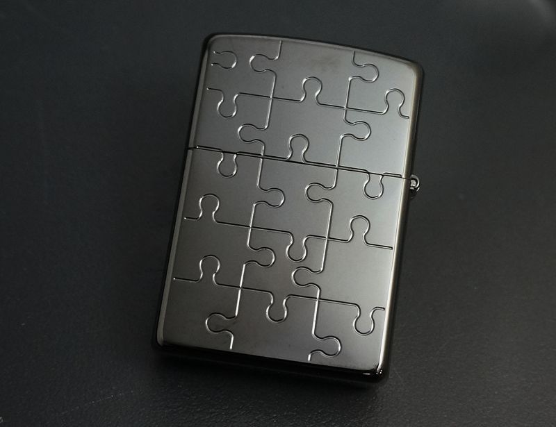 画像: zippo シェルパズル IPチタン BK