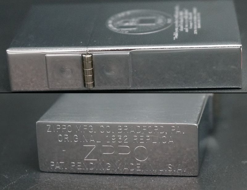 画像: zippo 1932 FIRST REPLICA エッチング WINDY金箱 1989年製造