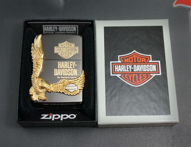 画像: zippo HARLEY-DAVIDSON  イーグルメタル　HDP-14