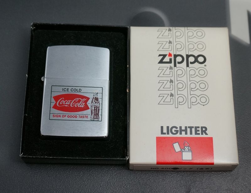 画像: zippo  Coca-Cola ロゴ＆瓶 1980年製造