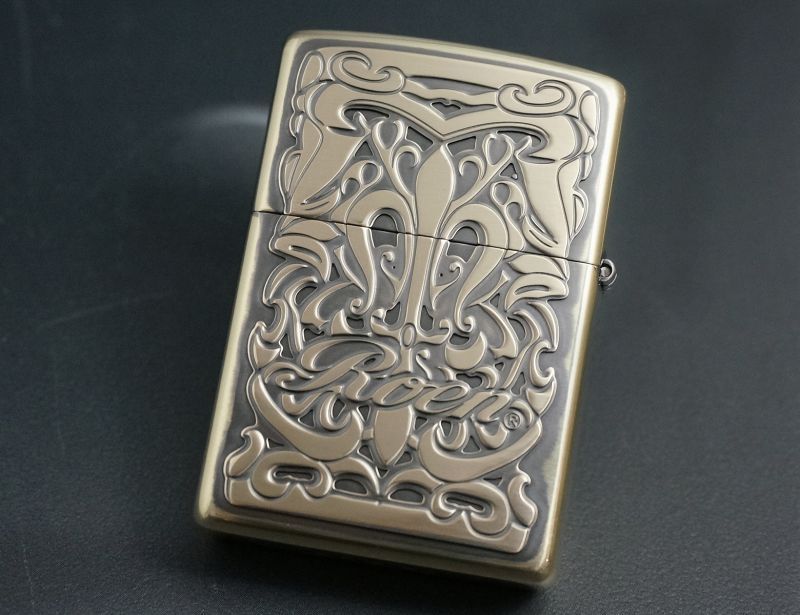 画像: zippo Roen DEEP ETCHING BR