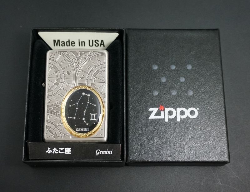 画像: zippo 12星座メタル 双子座