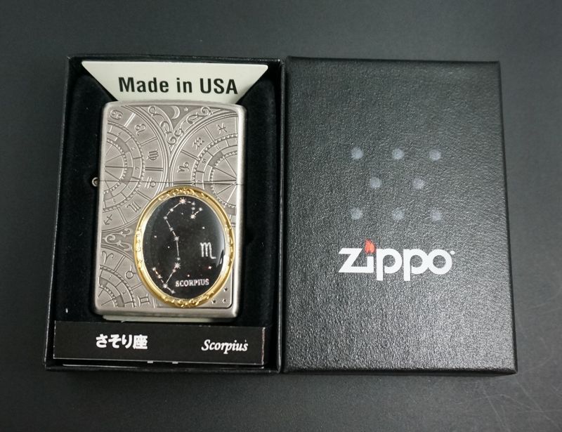 画像: zippo 12星座メタル 蠍座