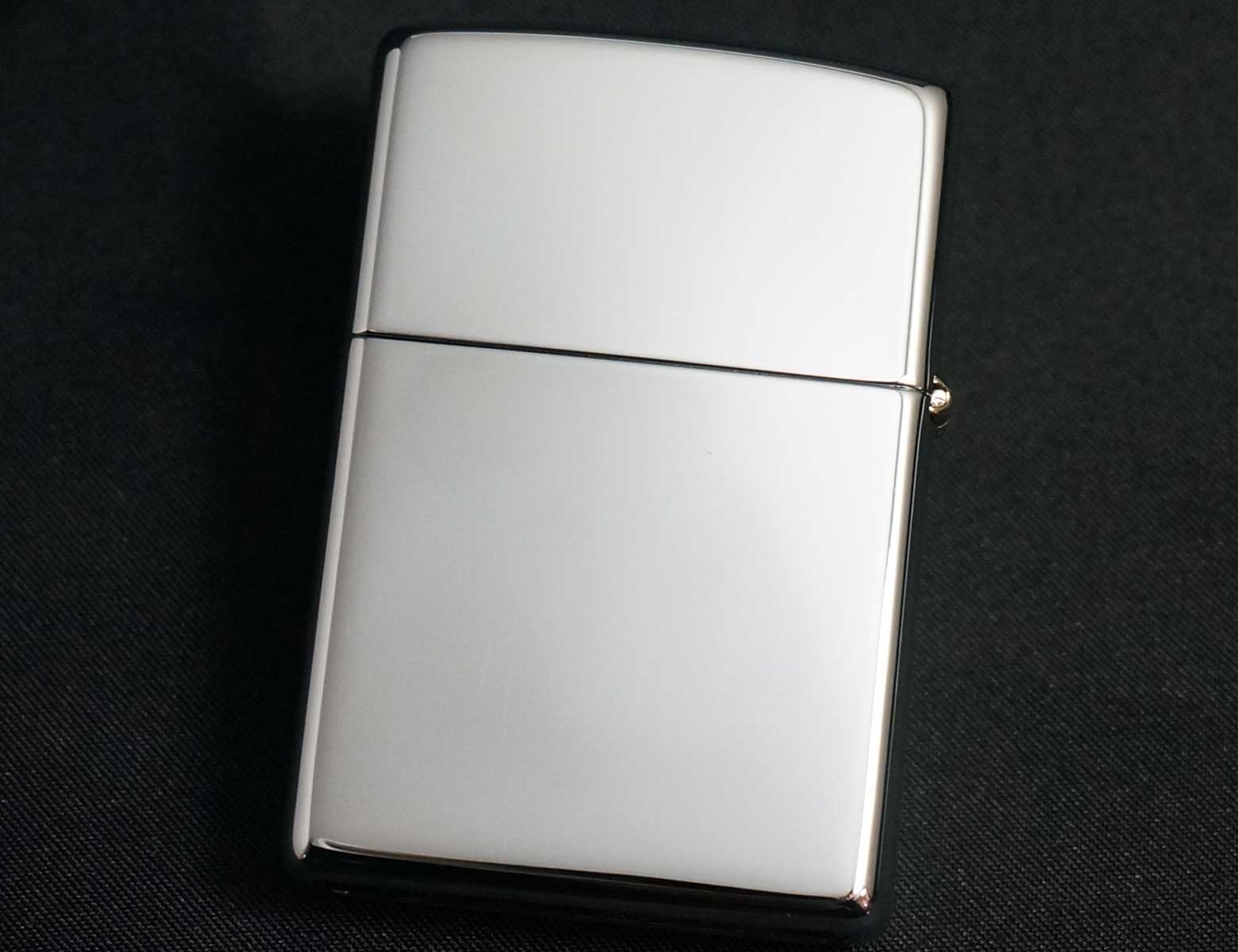 画像: zippo WINDY エッチング＆プリント ネイビー 2000年製造