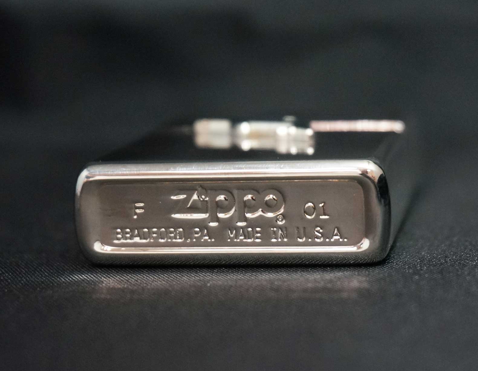 画像: zippo イルカメタル ブルー #250 2001年製造