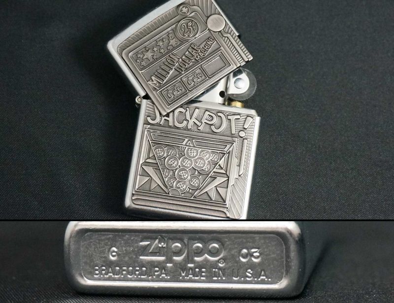 画像: zippo トリック JACKPOT! 2002年製造