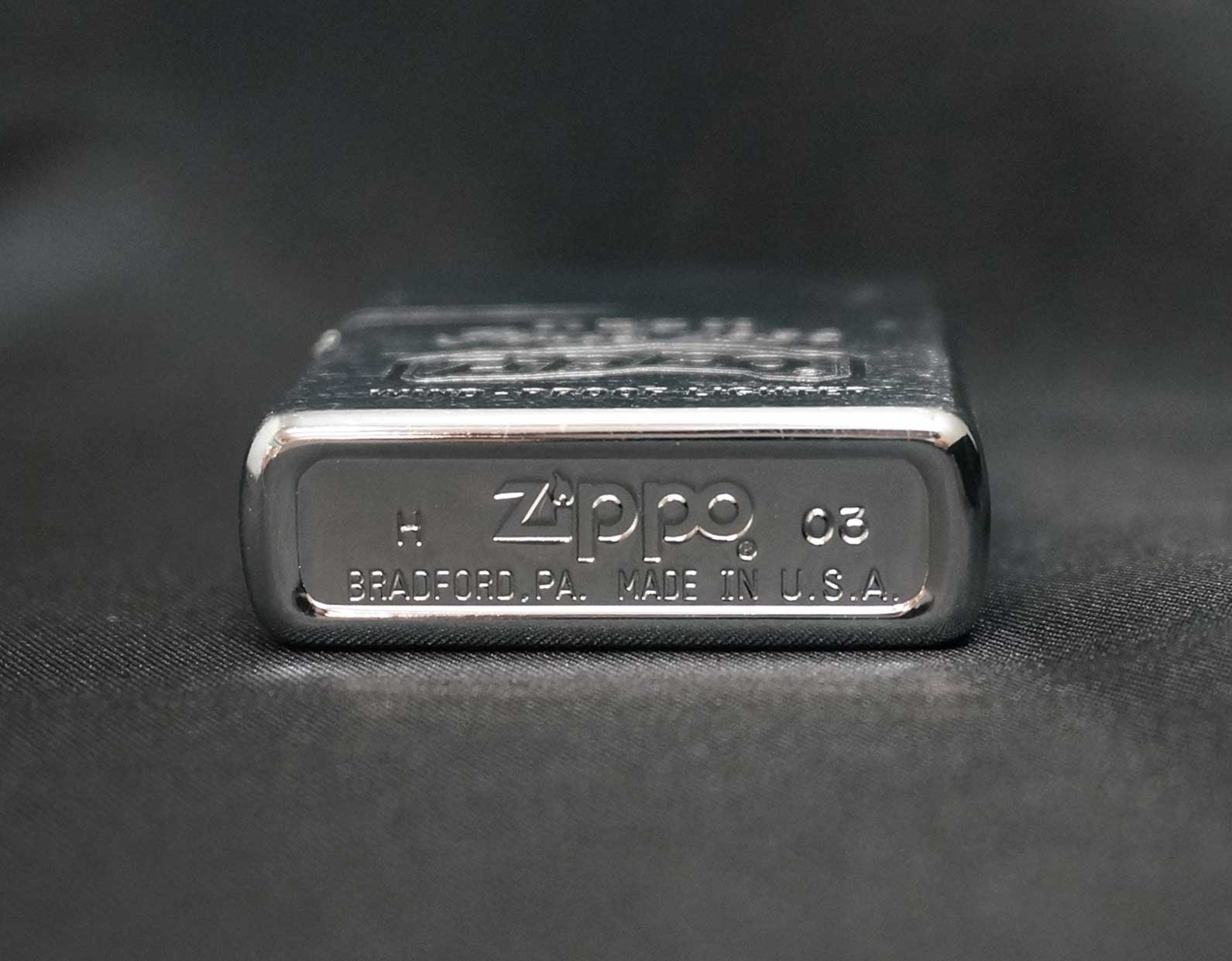 画像: zippo ロゴ＆スター #200 2003年製造