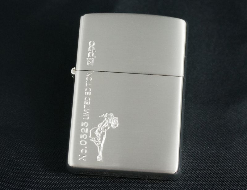 画像: zippo WINDY 逆WINDY　フリント革ケース 1999年製造