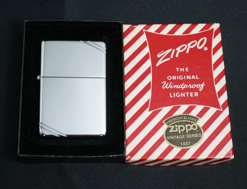 画像: zippo フラットトップ #260 ハイポリッシュ・クローム 1996年製造