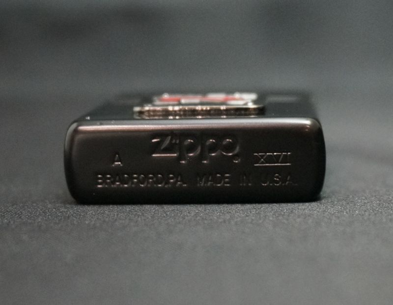 画像: zippo Skyline GT-R メタル 黒マット 2000年製造