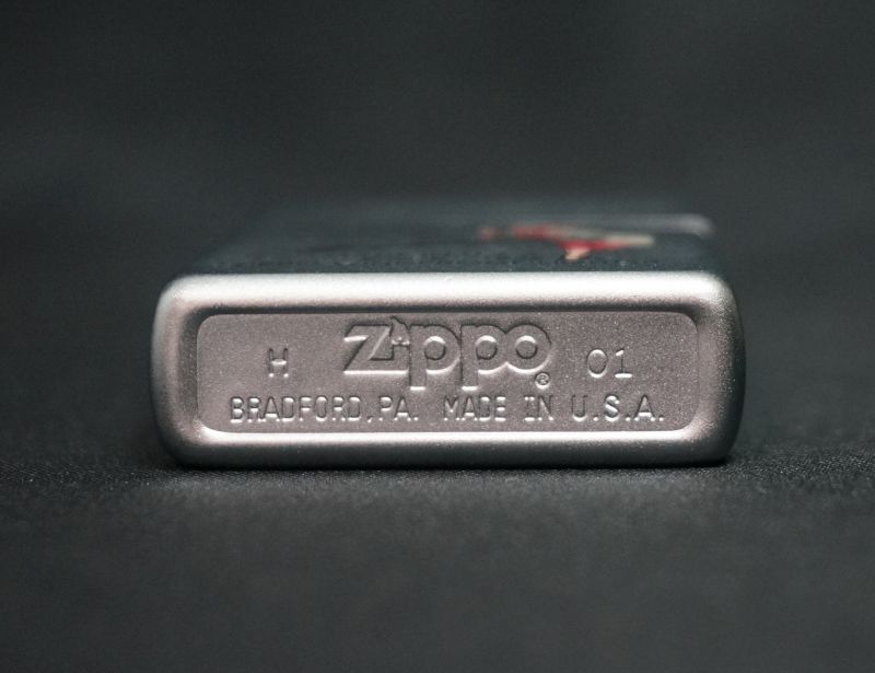 画像: zippo WINDY パールグレー 2001年製造