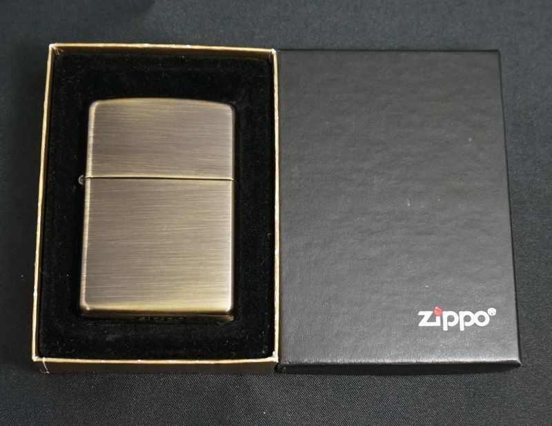 画像: zippo アンティークブラス 2003年製造