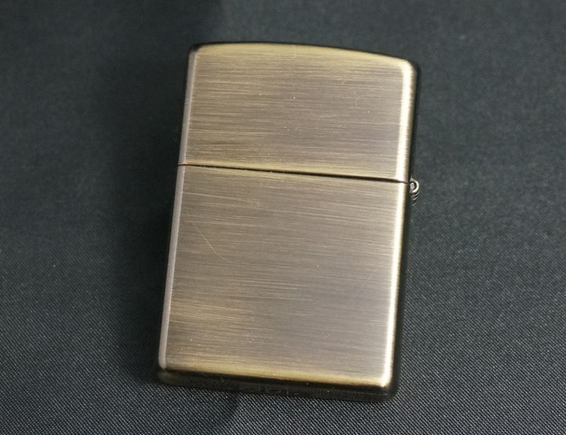 画像: zippo アンティークブラス 2003年製造