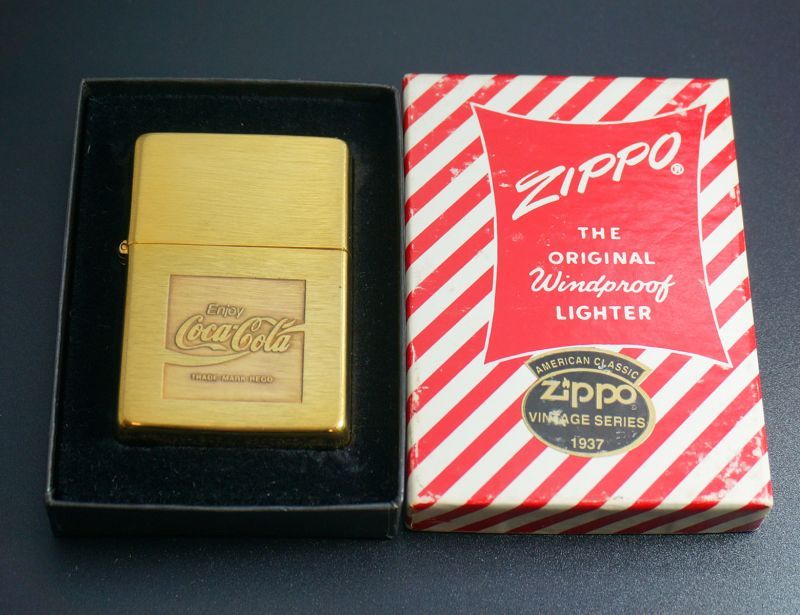 画像: zippo Coca-Cola エッチング #240cc 1989年製造