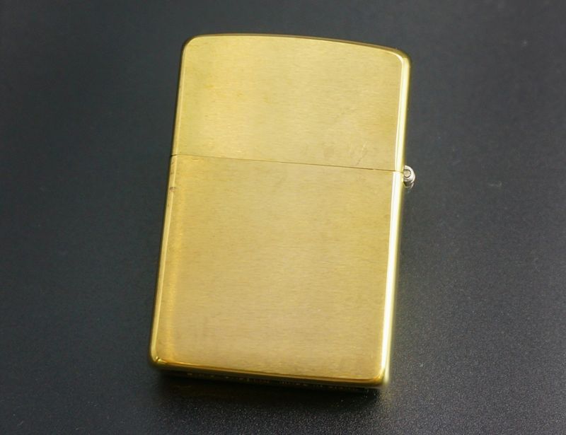 画像: zippo #204B ブラッシュ・ブラス 1990年製造