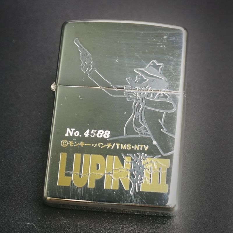 zippo ルパン三世　ルパン　1996年製　ハイポリッシュ？　逆刻印　逆打ち