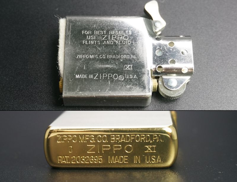 画像: zippo WINDY フラットトップ SG 1995年製造