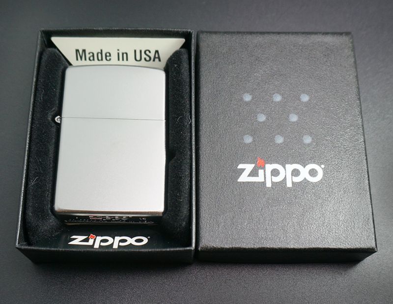 画像: zippo #205 サテン・クローム