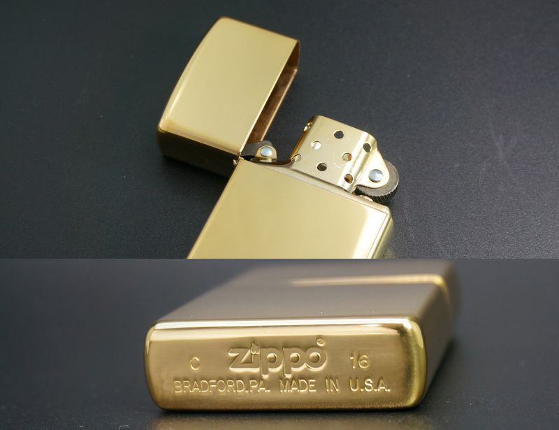 画像: zippo #254B ハイポリッシュ・ブラス