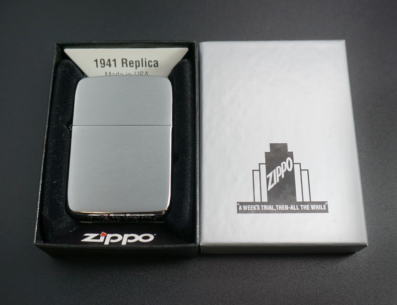 画像: zippo 1941REPLICA ブラッシュ・クローム