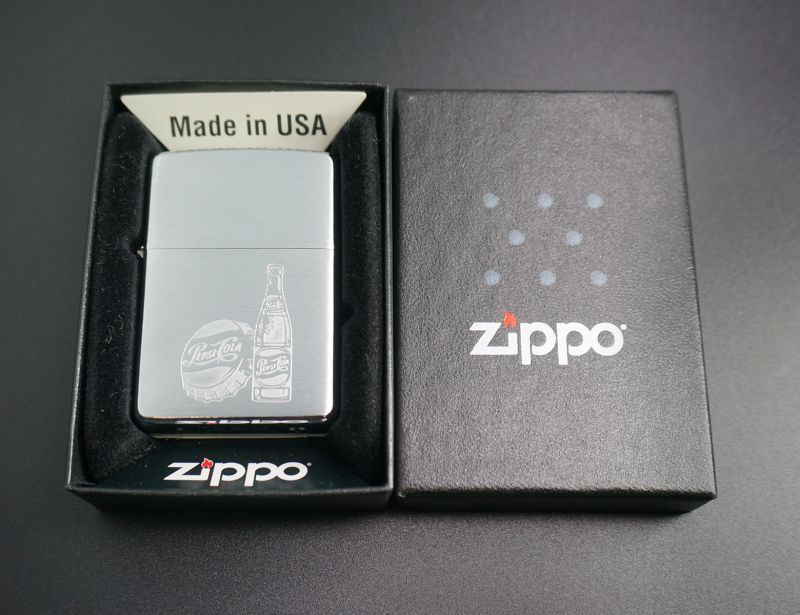 画像: zippo PEPSI COLA キャップ＆ボトル 2003年製造