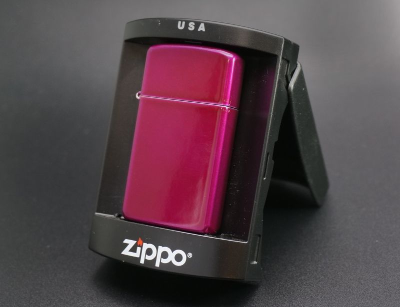 画像: zippo バレル加工 ピンク スリム 2007年製造