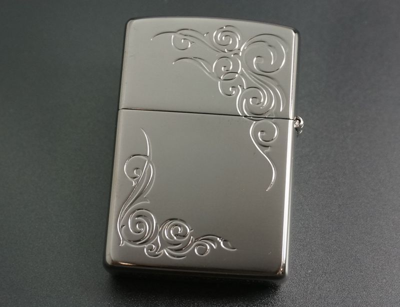 画像: zippo アラベスクサテーナ BK