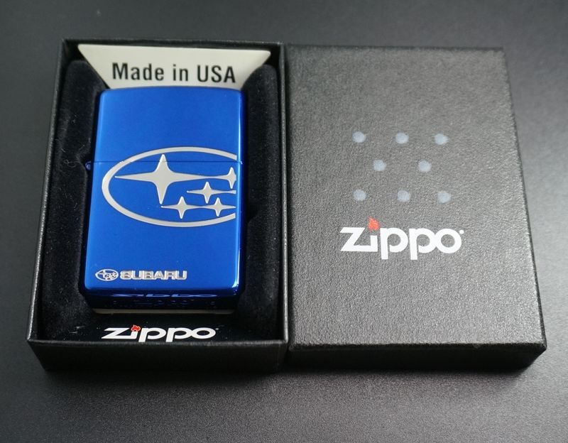 zippo スバル（SUBARU）ブルーチタン 2015年製造 - zippo-LAND G.